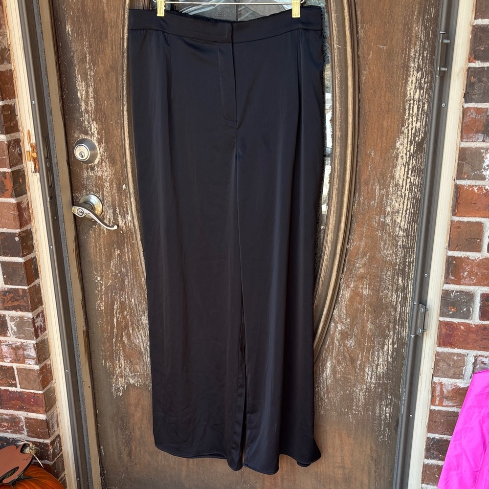 The Drop Black Wide Leg Dress Pants! 3X